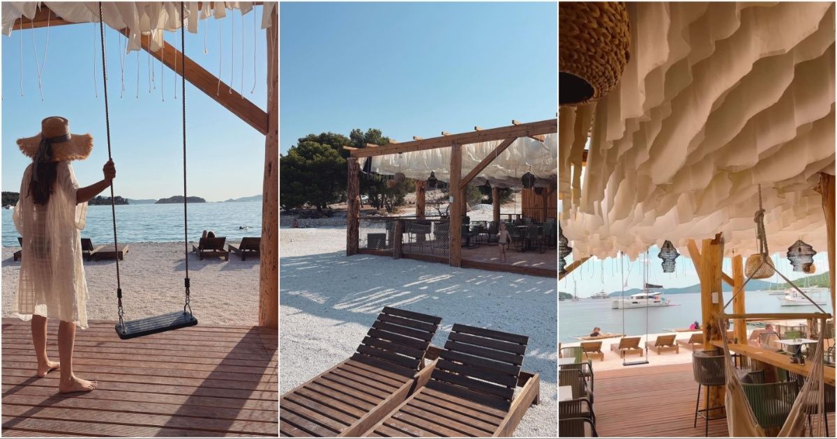 Borko beach bar, okrug gornji, Čiovo island