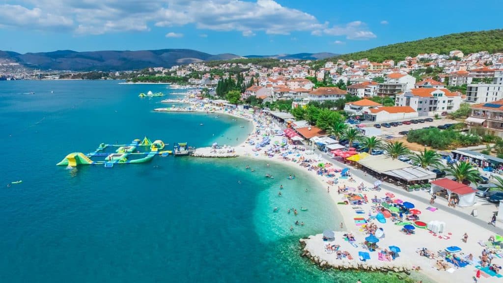 okrug beach, trogir, Čiovo island